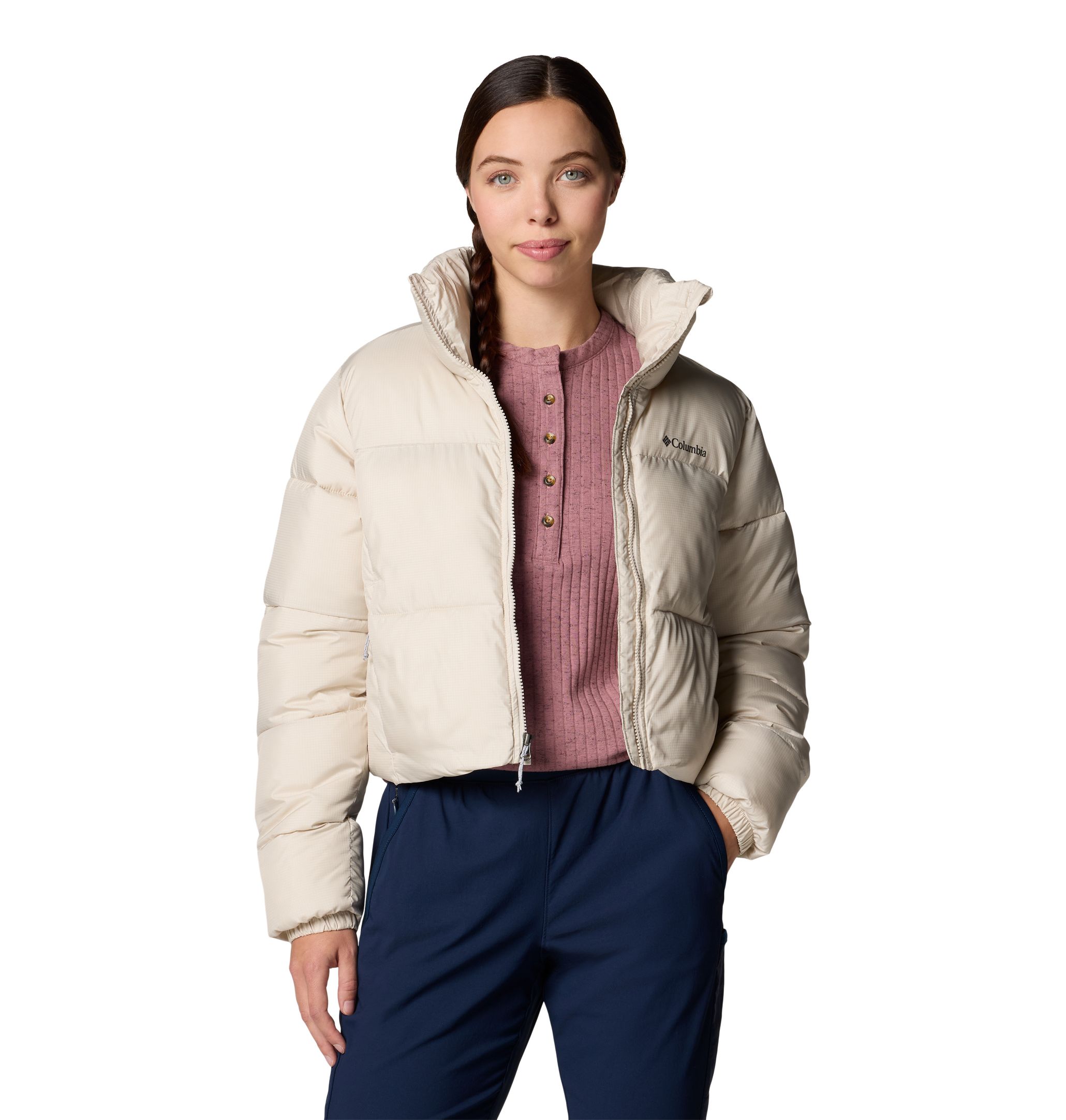 Columbia Women's Puffect II Cropped Jacket Dark Stone | Buy